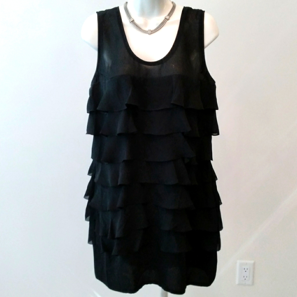 bebe Ruffle  Dress